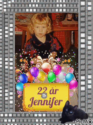 Jennifer 22 år - GIF animate gratis
