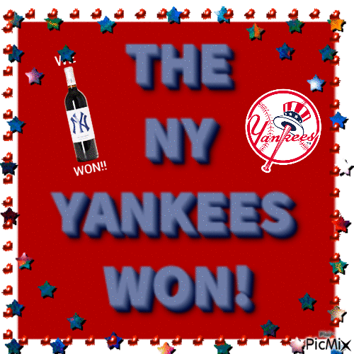 NY Yankees - GIF animado grátis