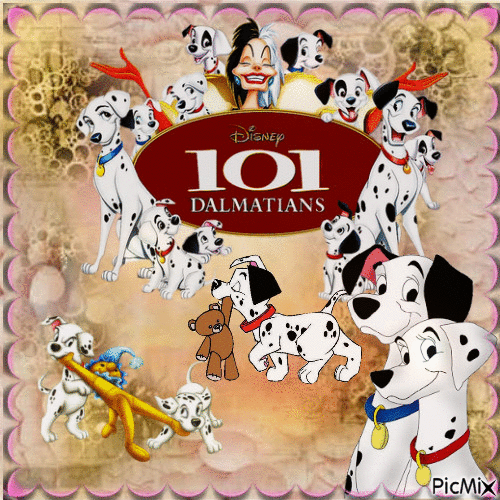101 dalmatians - Gratis animerad GIF