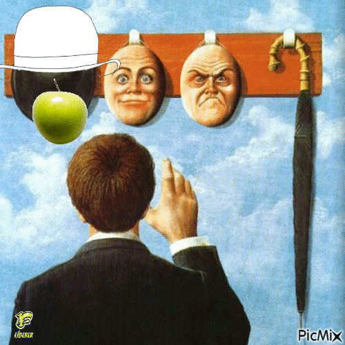 Magritte - Bezmaksas animēts GIF