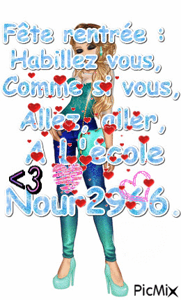 Rentrée ♥ - Free animated GIF