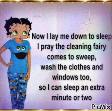 betty boop bed time - Free animated GIF