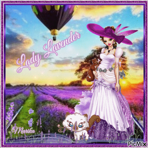 lady Lavender - Gratis geanimeerde GIF