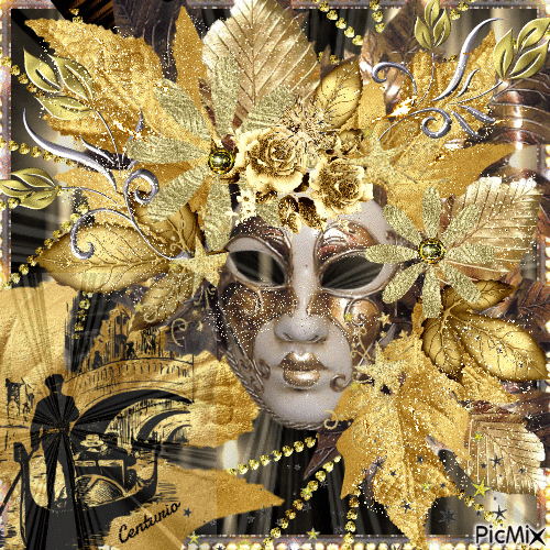 Masque de carnaval - Δωρεάν κινούμενο GIF