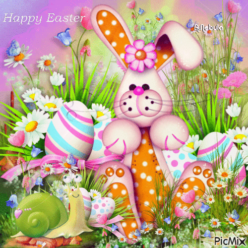 Bunny Easter - Darmowy animowany GIF