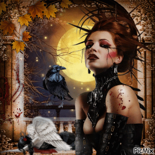 autumn gothic - Δωρεάν κινούμενο GIF