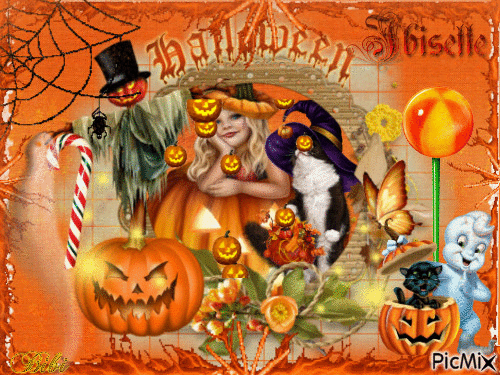 Happy Halloween Ibisette - Gratis geanimeerde GIF
