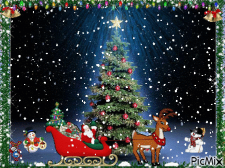 Santa - Zdarma animovaný GIF