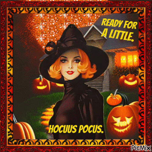 HALLOWEEN WITCH - Free animated GIF
