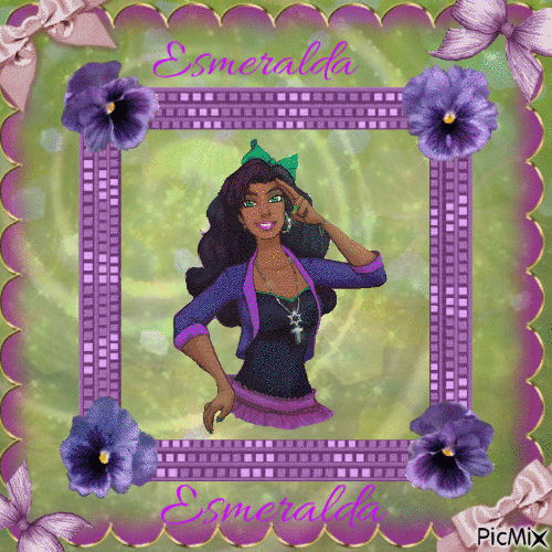 Esmeralda - Gratis animeret GIF