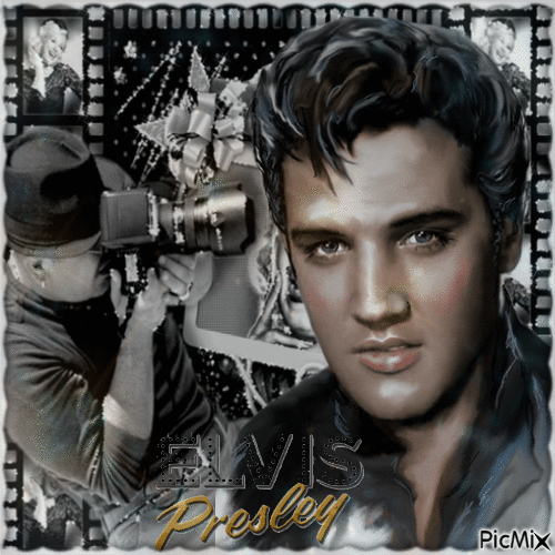 Elvis Presley - Ilmainen animoitu GIF