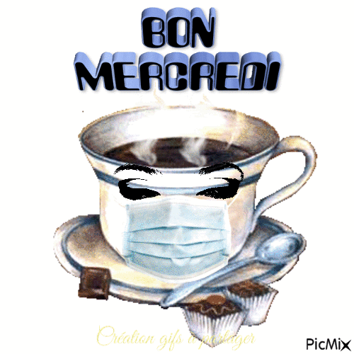 Bon mercredi - Бесплатный анимированный гифка