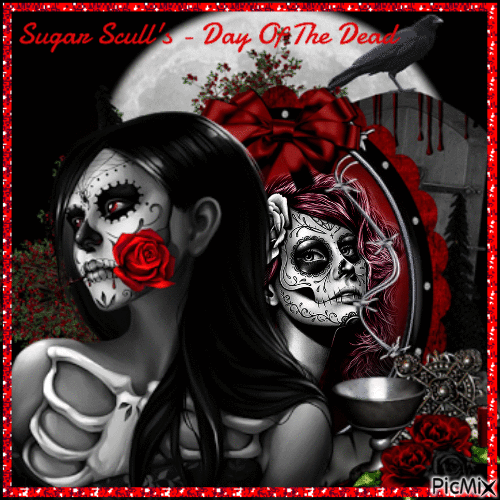 Sugar Scull's - Day Of The Dead - Gratis geanimeerde GIF