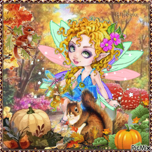 Autumn fairy - contest - Zdarma animovaný GIF