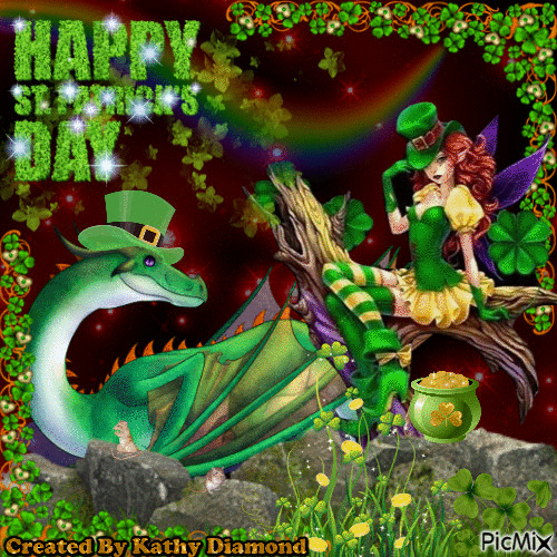 Happy St. Patrick's Day - Bezmaksas animēts GIF