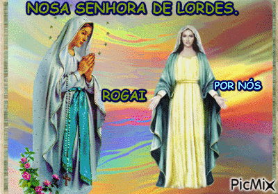 NOSSA SENHORA DE LORDES ROGAI POR NÓS. - Бесплатный анимированный гифка
