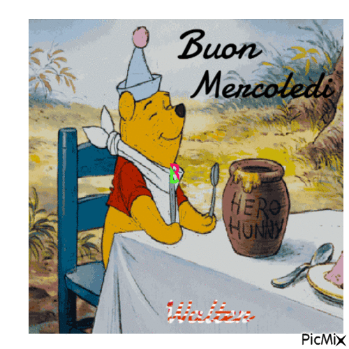 buon mercoledi - Bezmaksas animēts GIF