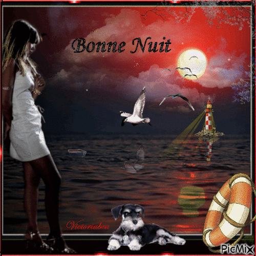 Bonne Nuit - Bezmaksas animēts GIF