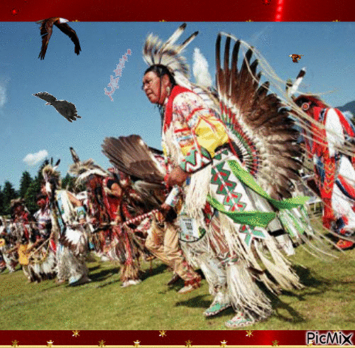 Native American Dance - Ilmainen animoitu GIF