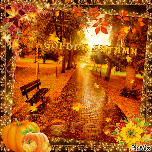 Golden Autumn - Gratis geanimeerde GIF