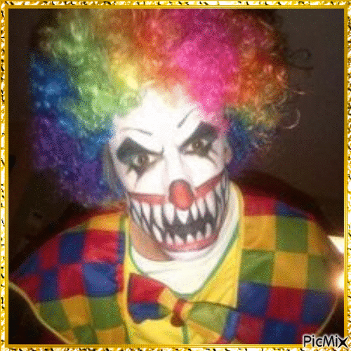 Clown sorcier - Gratis animeret GIF
