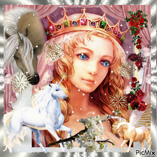 Princesse des neiges - Besplatni animirani GIF