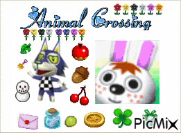 Animal crossing - GIF animado grátis