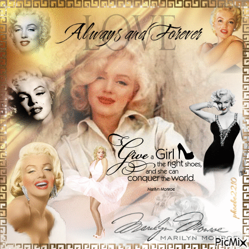 Marilyn Forever - Бесплатни анимирани ГИФ