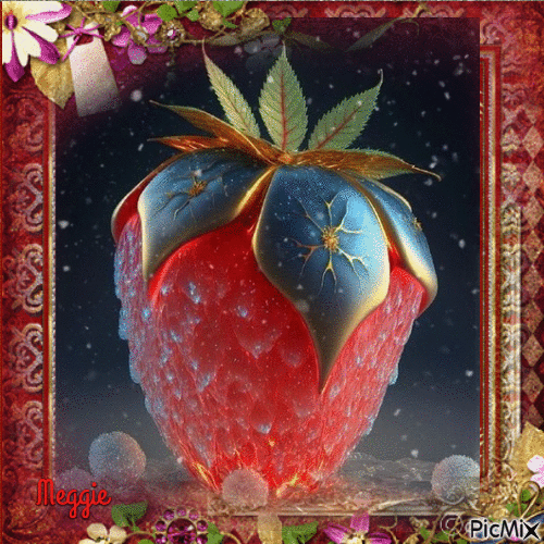 strawberry - Gratis animerad GIF