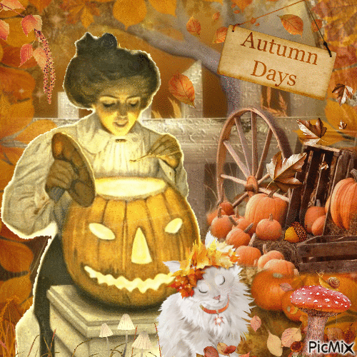 Autumn Days - GIF เคลื่อนไหวฟรี