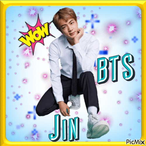 JIN ~ BTS - Darmowy animowany GIF