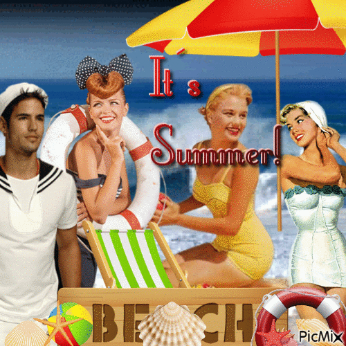 It summer time - Zdarma animovaný GIF