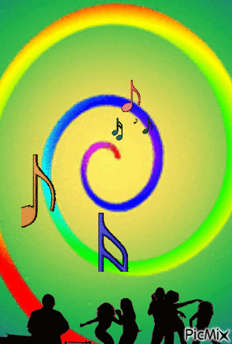 Música - Darmowy animowany GIF