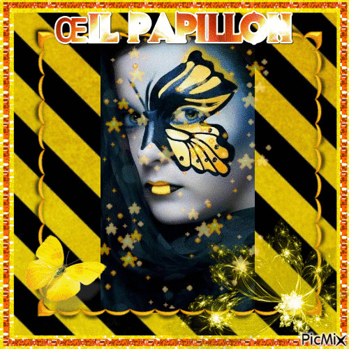 Œil papillon - Δωρεάν κινούμενο GIF