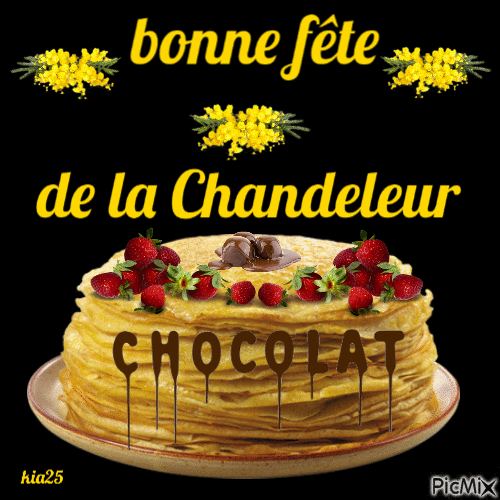 Chandeleur - GIF animé gratuit