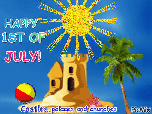 HAPPY 1ST OF JULY! - GIF animado grátis