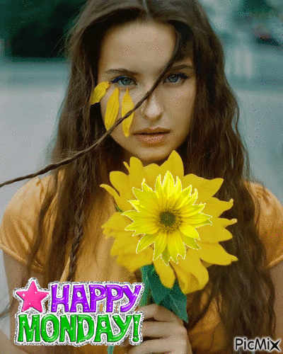 happy monday - GIF animé gratuit