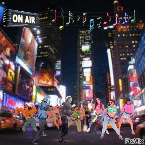 Street Dance NY - Animovaný GIF zadarmo