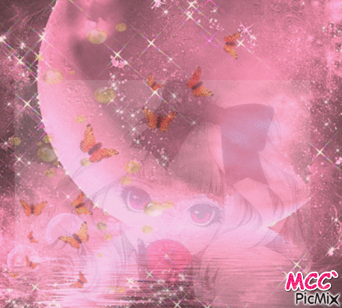 Clair de lune / Manga ♥ - Nemokamas animacinis gif