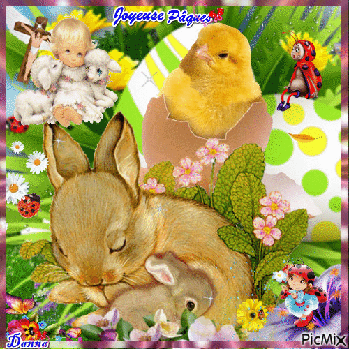 Pâques,Easter-concours - Ingyenes animált GIF