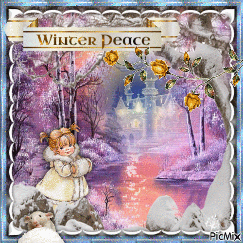 Winter peace - GIF animé gratuit