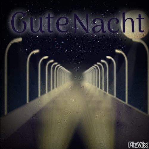 Gute Nacht - Безплатен анимиран GIF