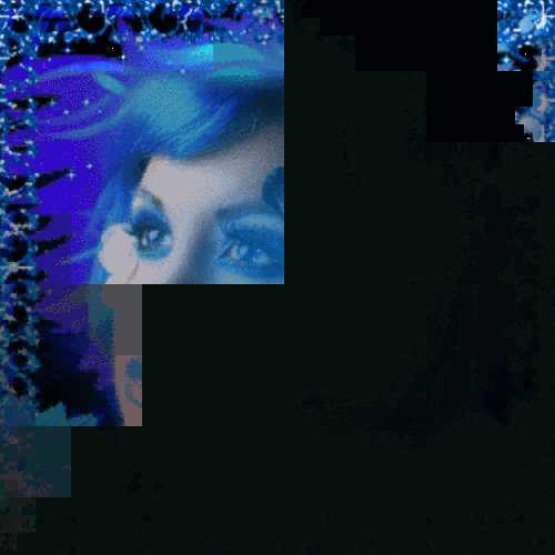 woman in blue - Darmowy animowany GIF