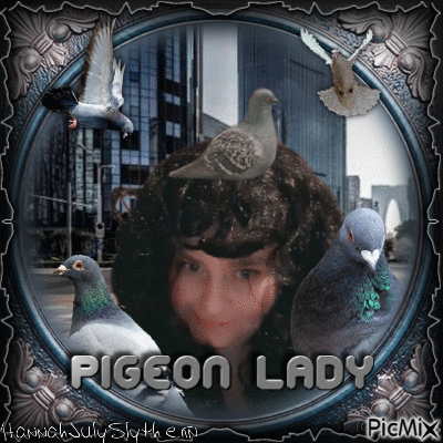 {The Pigeon Lady} - Бесплатный анимированный гифка