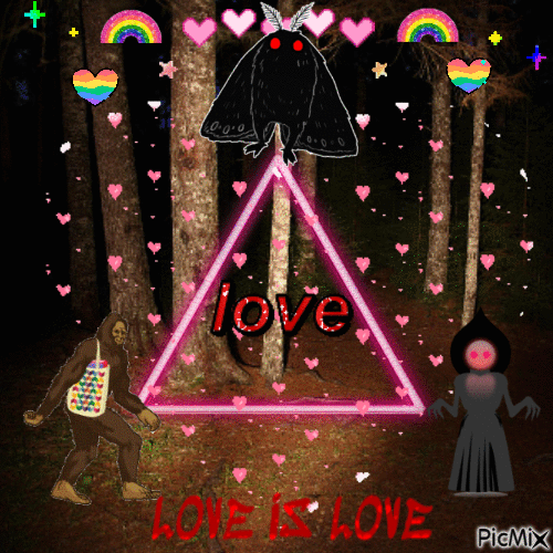 Love Triangle!! - GIF animasi gratis