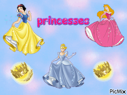 princesses - Ingyenes animált GIF