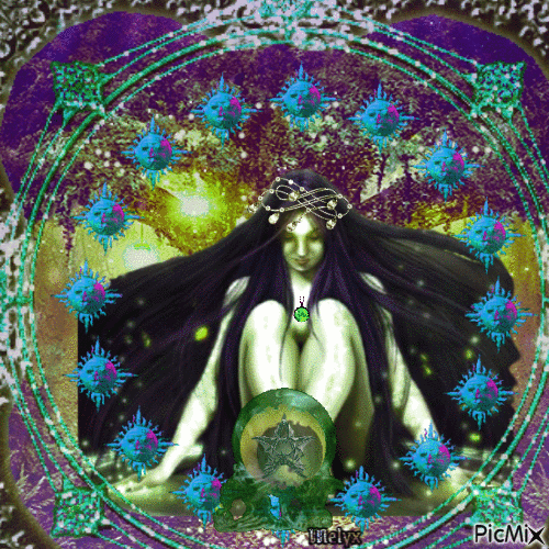la fascination de la sorcellerie - Безплатен анимиран GIF