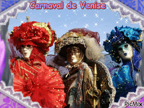 Carnaval de Venise - GIF animé gratuit