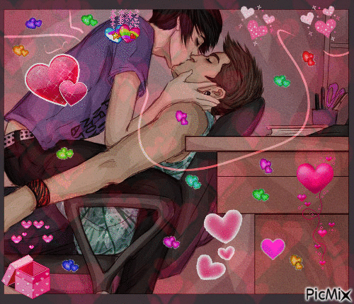 amour gay <3 - Бесплатни анимирани ГИФ
