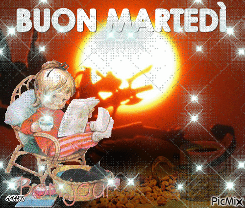 BUON MARTEDÌ - Free animated GIF